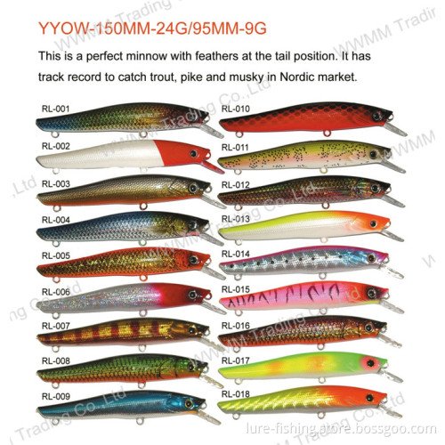 Fishing Lure Fishing Tackle Plastic Lure--Trout Hunter (HRL005)